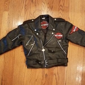 Harley Davidson leather faux jacket unisex